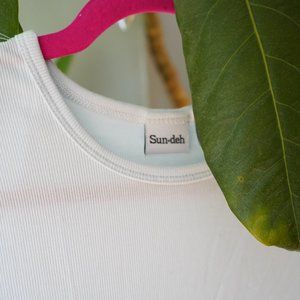 Aritzia Sunday Best Bliss Hip T-Shirt | Size M | Dusk Blue